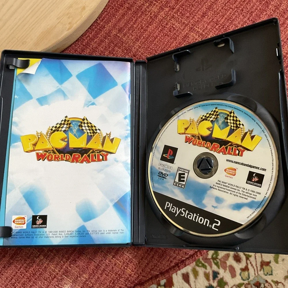 Pac Man World Rally PS2 PlayStation 2 Video Game CIB includes‎ manual r1s7 0783